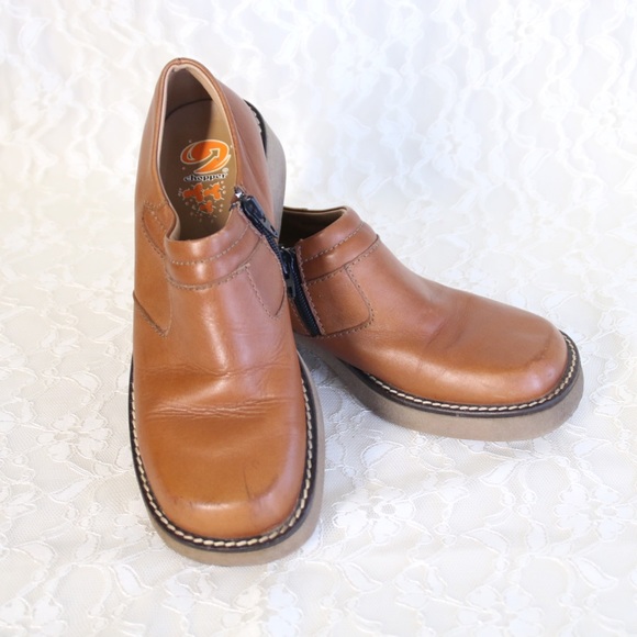 Donated destroyed Leather Moto Zip Shoes sz 38 - Picture 6 of 6